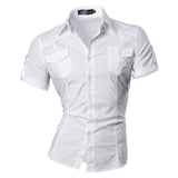 Xituodai Men&#39;s Summer Short Sleeve Casual Dress Shirts Fashion Stylish 8360