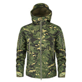 Xituodai Shark Skin Soft Shell Military Tactical Jacket Men Waterproof Army Fleece Clothing Multicam Camouflage Windbreakers 4XL