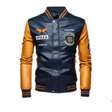 Xituodai New Men Leather Jacket 2020 Brand Embroidery Baseball PU Jackets Male Casual Luxury Winter Warm Fleece Pilot Bomber Jacket Coat