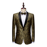 Xituodai Men Blazers Banquet Party Prom Ball Slim Fit Wedding Tuxedo Suit Jackets Shawl Lapel Stage Costume Nightclub Singer Host Dancer