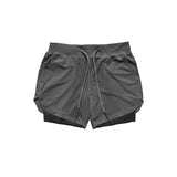 Xituodai 2022 New Casual Shorts men Summer Mens Shorts 2 in 1 High Elastic Gyms Fitness Short Pants