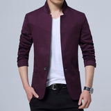 Xituodai Blazer Men Jackets Male Stand Collar Male Blazers Slim Fit Mens Blazer black Jacket Men Plus Size 5XL