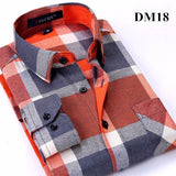 Xituodai Plaid Shirt New Autumn Winter Flannel Red Checkered Shirt Men Shirts Long Sleeve Chemise Homme Cotton Male Check Shirts