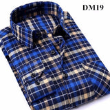 Xituodai Plaid Shirt New Autumn Winter Flannel Red Checkered Shirt Men Shirts Long Sleeve Chemise Homme Cotton Male Check Shirts