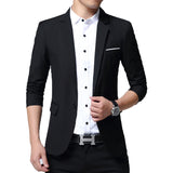 Xituodai Spring Autumn Men Jacket Suit One Button Korean Style Blazer Non-ironing Mens Wedding Tuxedos Suits Blazer Masculino