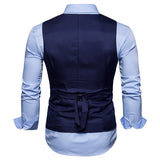 Xituodai New Brand Dress Vests For Men Casual Slim Fit Mens Suit Vest Double breasted Waistcoat Gilet Homme Formal Business Jacket XXL