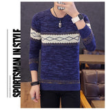 Xituodai Winter Sweater Men&#39;s Thick Japanese-style Retro Korean-style Stylish-Style Loose-Fit College Style Thick Warm Ulzzang-Style