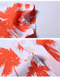 Xituodai 26 Colors Summer Fashion Mens Hawaiian Shirts Short Sleeve Button Coconut Tree Print Casual Beach Aloha Shirt Plus Size 5XL