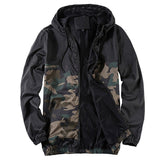 Xituodai 2022 Men&#39;s New Jacket Autumn Jacket Men&#39;s Youth Camouflage Patchwork Hood Coat Slim Fit Brand Clothing 4XL N548