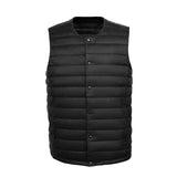 Xituodai Men 90% White Down Vest Man&#39;s Clothing Ultra Light Down Waistcoat Portable Sleeveless Coat Man Winter Round Collar Warm Liner