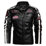 Xituodai New Motorcycle Jacket For Men In Autumn/Winter 2022 Fashion Casual Leather Embroidered Aviator Jacket In Winter Velvet  Pu Jacke