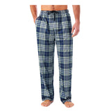 Xituodai Men&#39;s Home Pants Cotton Flannel Autumn Winter Warm Sleep Bottoms Male Plus Size Plaid Print Sleepwear Pajama Pants For Men