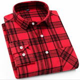 Xituodai 2022 Spring Autumn Plaid Shirt Men Cotton New Male Casual Long Sleeve Shirt  High Quality  Man Clothes