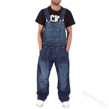 Xituodai New Style Men Baggy Jeans Suspender Pants Fashion Multi-pockets Loose Denim Trousers  Jumpsuit Bib Pants Pocket Overalls S-5XL