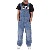 Xituodai New Style Men Baggy Jeans Suspender Pants Fashion Multi-pockets Loose Denim Trousers  Jumpsuit Bib Pants Pocket Overalls S-5XL