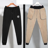 Xituodai Men&#39;s Super Winter Warm Pants Outside Fleece Joggers Thicken Sweatpants Heavyweight Zipper Trousers Streetwear Men 8xl