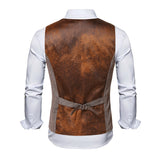 Xituodai LINHUA Sleeveless Men Vest Retro Waistcoat Men&#39;s Coats Man Coat Male Clothes Jackets Clothing Tactical Padded Mens Vests Golf