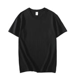 Xituodai 2022 New Summer 100% Cotton Men&#39;s T Shirt Casual Short Sleeve Black White Pink Gray Basic T Shirts Daily Casual Tops Tees 4XL