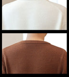 Xituodai Autumn and winter sweater men&#39;s half-necked camel knit sweater fashion long-sleeved thick men&#39;s sweater