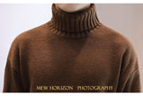 Xituodai Winter Men&#39;s New Turtleneck Sweater Korean Knit Shirt Men&#39;s Youth Turtleneck Sweater Shirt Solid Color