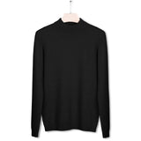 Xituodai Knitwear men&#39;s collar sweater sweater men&#39;s new solid color half-high collar men&#39;s sweater men