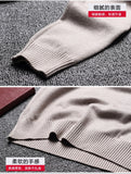 Xituodai Knitwear men&#39;s collar sweater sweater men&#39;s new solid color half-high collar men&#39;s sweater men