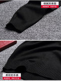 Xituodai Knitwear men&#39;s collar sweater sweater men&#39;s new solid color half-high collar men&#39;s sweater men