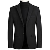 Xituodai High Quality Men&#39;s Wool Suit Coat Wool Blends Casual Blazers Men Suit Top Male Solid Business Casual Mens Coats and Jackets