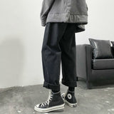 Xituodai Men Jeans Autumn Male Trousers Cozy Breathable Retro Loose All-match Korean Trendy Streetwear Students Ulzzang Chic Wide Leg 3XL