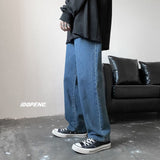 Xituodai Men Jeans Autumn Male Trousers Cozy Breathable Retro Loose All-match Korean Trendy Streetwear Students Ulzzang Chic Wide Leg 3XL