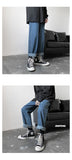 Xituodai Men Jeans Autumn Male Trousers Cozy Breathable Retro Loose All-match Korean Trendy Streetwear Students Ulzzang Chic Wide Leg 3XL