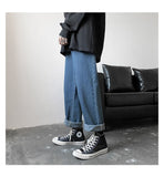 Xituodai Men Jeans Autumn Male Trousers Cozy Breathable Retro Loose All-match Korean Trendy Streetwear Students Ulzzang Chic Wide Leg 3XL