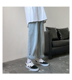 Xituodai Men Jeans Autumn Male Trousers Cozy Breathable Retro Loose All-match Korean Trendy Streetwear Students Ulzzang Chic Wide Leg 3XL