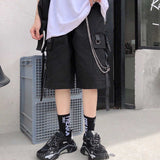 Xituodai 2022 Solid Men&#39;s Shorts Summer Mens Beach Shorts Ribbons Black Hip Hop Streetwear Casual Male Sportswear Shorts Homme Clothing