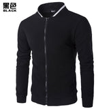 Xituodai New High Quality Plush Zip stand collar casua Jacket Men&#39;s Street Windbreaker Coat Men Hot Casual Outer Wear Thick