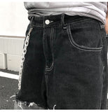 Xituodai Tassel Pants Men&#39;s Fashion Brand Pendant Wide Leg Hip Hop Lazy Wind Jeans Couple&#39;s Pants Loose jeans men