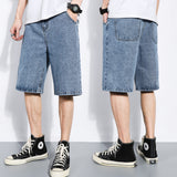 Xituodai 2022 New Spring Summer Men&#39;s Denim Shorts Men&#39;s Clothing Beach Ripped Jeans Denim Cotton Short Casual Business Social Men Shorts