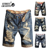 Xituodai 2022 New Spring Summer Men&#39;s Denim Shorts Men&#39;s Clothing Beach Ripped Jeans Denim Cotton Short Casual Business Social Men Shorts