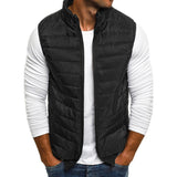 Xituodai Men&#39; Sleeveless Vest Jackets Winter Fashion Male Cotton-Padded Vest Coats Men Stand Collar Warm Waistcoats Clothing 5XL