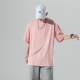 Xituodai Plain Oversized T Shirt Men Bodybuilding and Fitness Loose Casual Lifestyle Wear T-shirt Male Streetwear Hip-Hop Tops