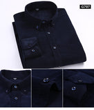 Xituodai Plus Size 6xl Autumn/winter Warm Quality 100%cotton Corduroy long sleeved button collar smart casual shirts for men comfortable