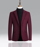 Xituodai New Blazer Men Jakcet Fashion Men&#39;s Suits Wool Suit Jackets Slim Woolen Coats Men&#39;s Business Casual Coat
