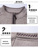 Xituodai New autumn and winter men&#39;s Korean version of the bottoming shirt youth long-sleeved knit shirt collar men&#39;s clothing