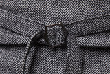 Xituodai Herringbone Tweed Mens Waistcoat Formal Business Casual Slim Fit Vests for Men Retro British Style Gentleman Men Suit Vest Gilet