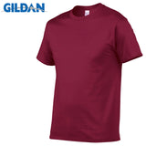 Xituodai 1 PCS Gildan Quality Men&#39;s Summer 100% Cotton T-Shirt Men Casual Short Sleeve O-Neck T Shirt Comfortable Solid Tops Tees