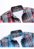 Xituodai New Fashion Plaid Shirt Men Summer Casual Short Sleeve Shirts Mens Plus Size Beach Hawaiian Tops Blouse Male 5XL 6XL 7XL