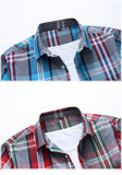 Xituodai New Fashion Plaid Shirt Men Summer Casual Short Sleeve Shirts Mens Plus Size Beach Hawaiian Tops Blouse Male 5XL 6XL 7XL