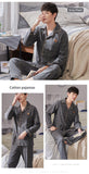 Xituodai Winter Cotton Pajamas Men Lounge Sleepwear Blue Plaid Pijama Man&#39;s Warm Bedgown Home Clothes PJ Pure Pijama Hombre Invierno