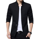 Xituodai Blazer Men Jackets Male Stand Collar Male Blazers Slim Fit Mens Blazer black Jacket Men Plus Size 5XL