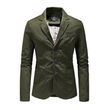 Xituodai New Men&#39;s Blazers Male Spring Autumn Pure Cotton Solid Casual Blazer Men Clothing Outerwear Suit Jacket Coat M-4XL BSZ3